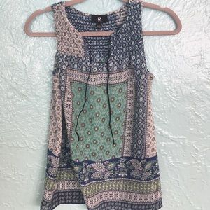 Printed Summer Tank S Small
